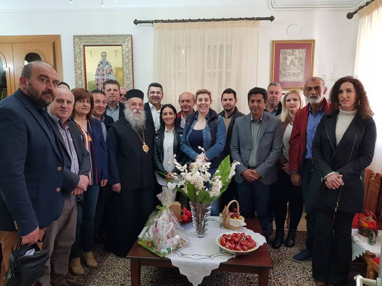 Επίσκεψη του Υποψηφίου Δημάρχου Γρεβενών Δημοσθένη Κουπτσίδη στον Μητροπολίτη Γρεβενών