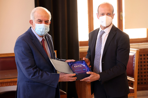 Δήμαρχος Ηρακλείου Βασίλης Λαμπρινός - Ύπατη Αρμοστεία του ΟΗΕ 