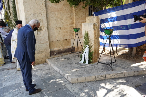 Το Ηράκλειο τίμησε τον Άγιο Τίτο και  τη μνήμη των σφαγιασθέντων της 25ης Αυγούστου του 1898 με Θεία Λειτουργία και κατάθεση στεφάνων