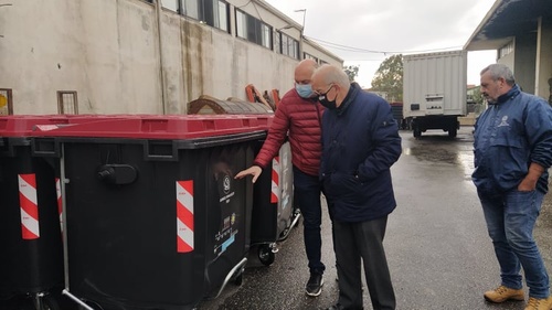 Παραλαβή 1.309 νέων κάδων από τον Δήμο Ηρακλείου