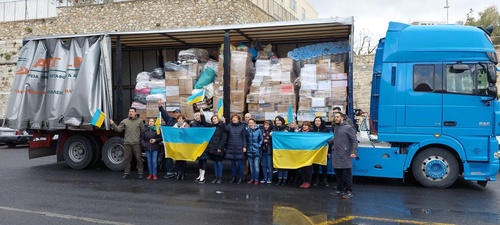 Αποστολή ανθρωπιστικής βοήθειας προς τον Ουκρανικό λαό