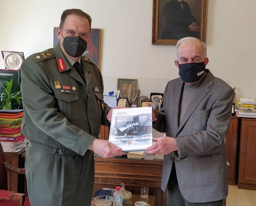 Συνάντηση του Δημάρχου Ηρακλείου Βασίλη Λαμπρινού με το νέο Διοικητή της ΣΕΑΠ